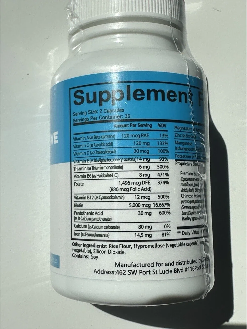 N/A bottles brand